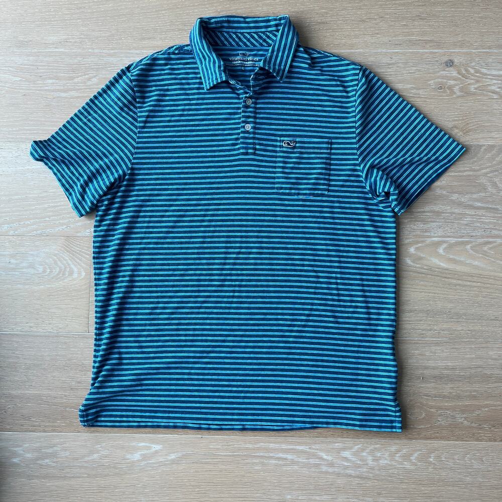 Vineyard Vines Edgartown Short Sleeve Striped Polo Shirt